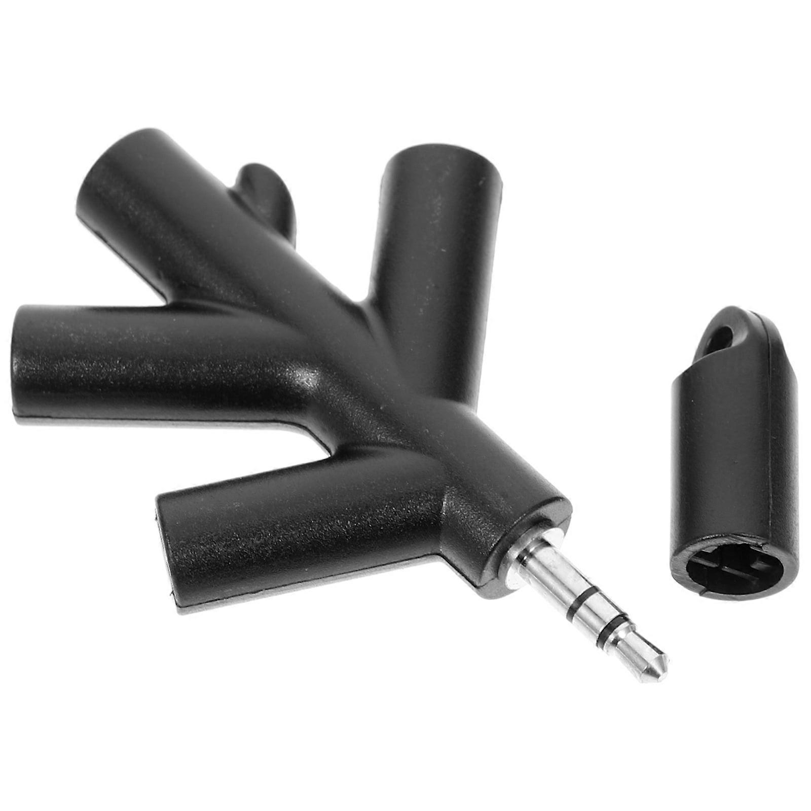 4 -way Computer Adapter Headphone Adapters Audio Portable Earphone Splitter Headphones Headset