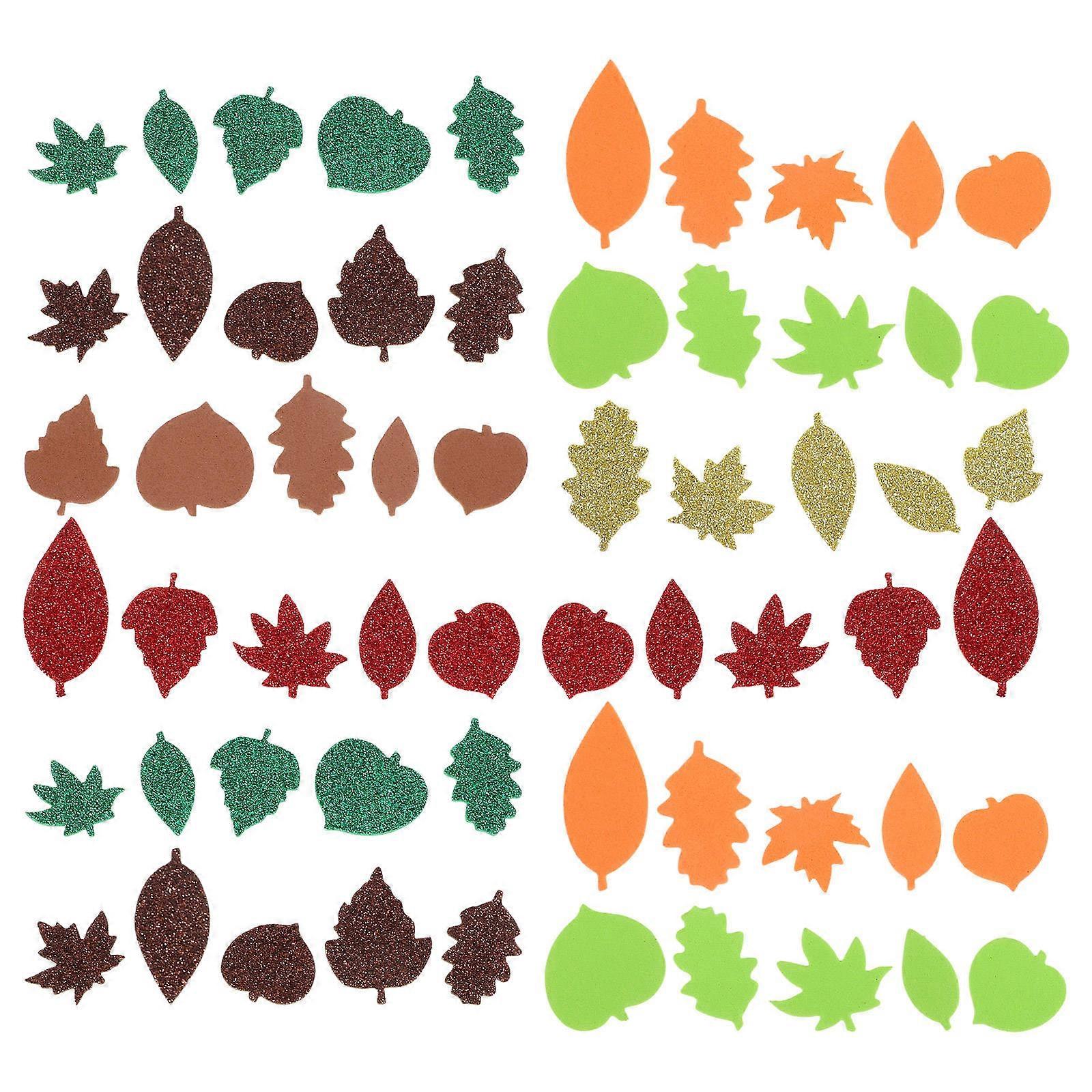 Fall Maple Leaves Fake Maple Leaf for 500Pcs Decorative Table Scatter