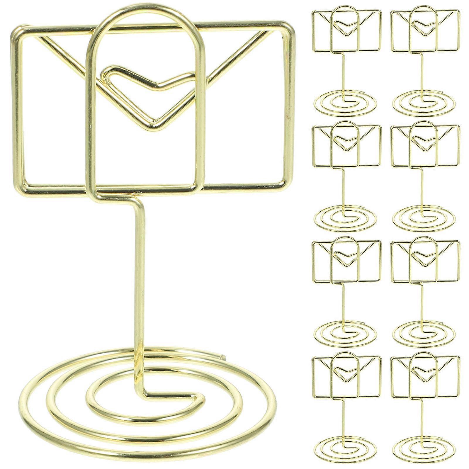 Table Photo Holder Steel Wire Envelope Shape Wedding Decorations 20Pack