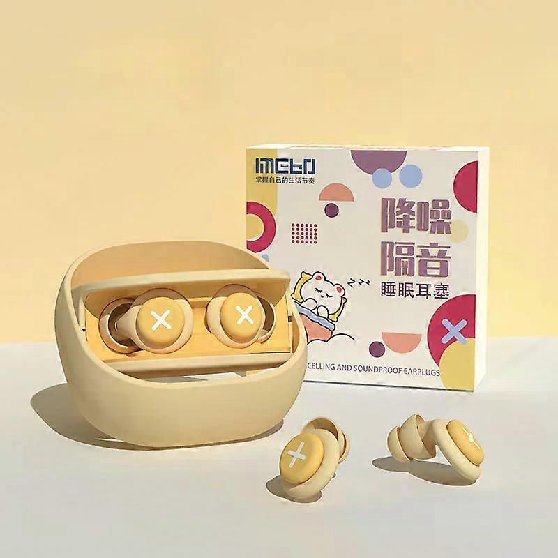 1pair Silicone Earplug Sleep Noise Ear Plug Canceling Noise Reduction Soundproof Anti Soft Slow Rebound Protection Ears Foam