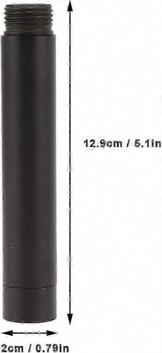 Shower Head Extension Arm, Extender for Extending or Lowering Showerhead, Black