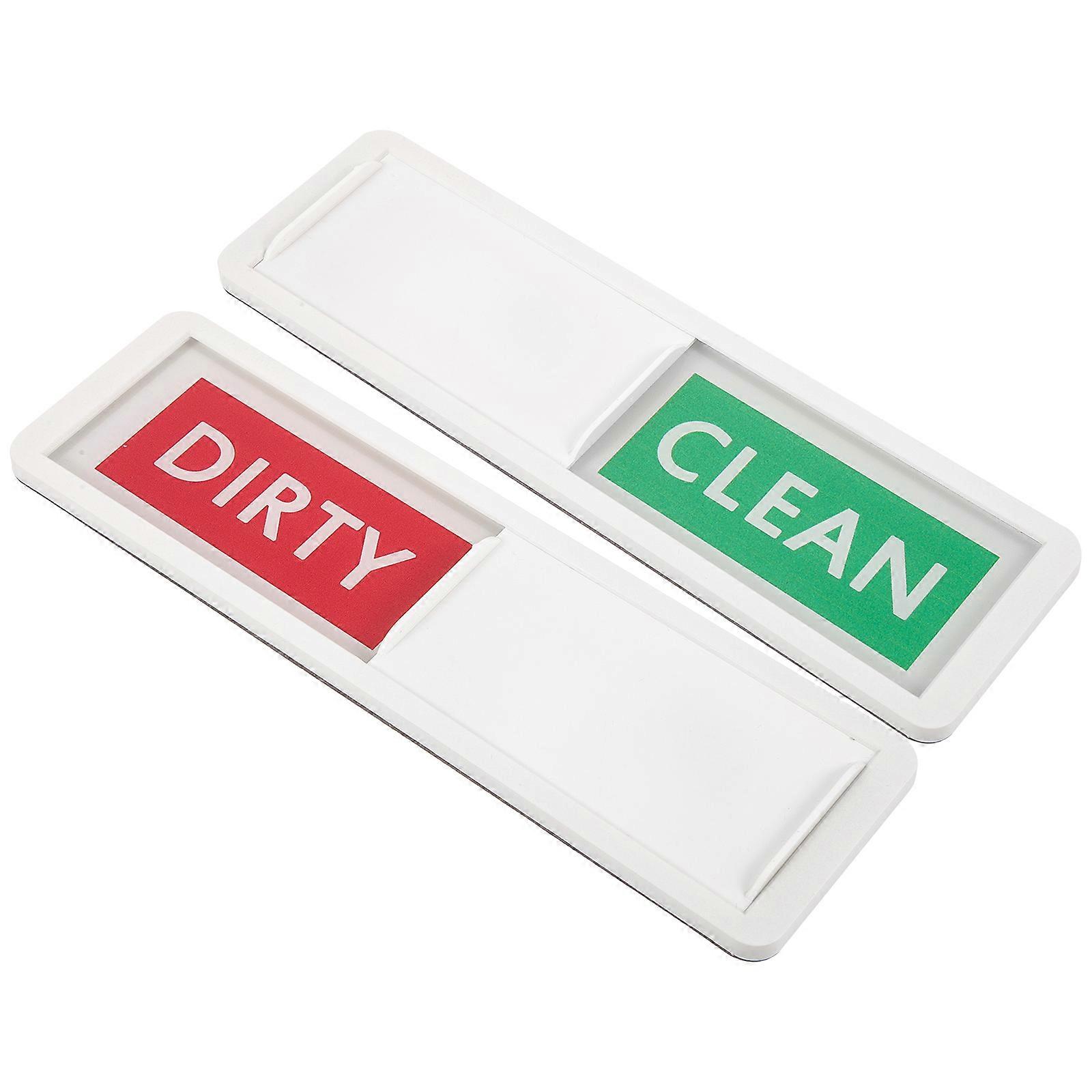 ABS Magnet Sign Indicator for Dishwasher Clean Dirty Tracking Assorted Color