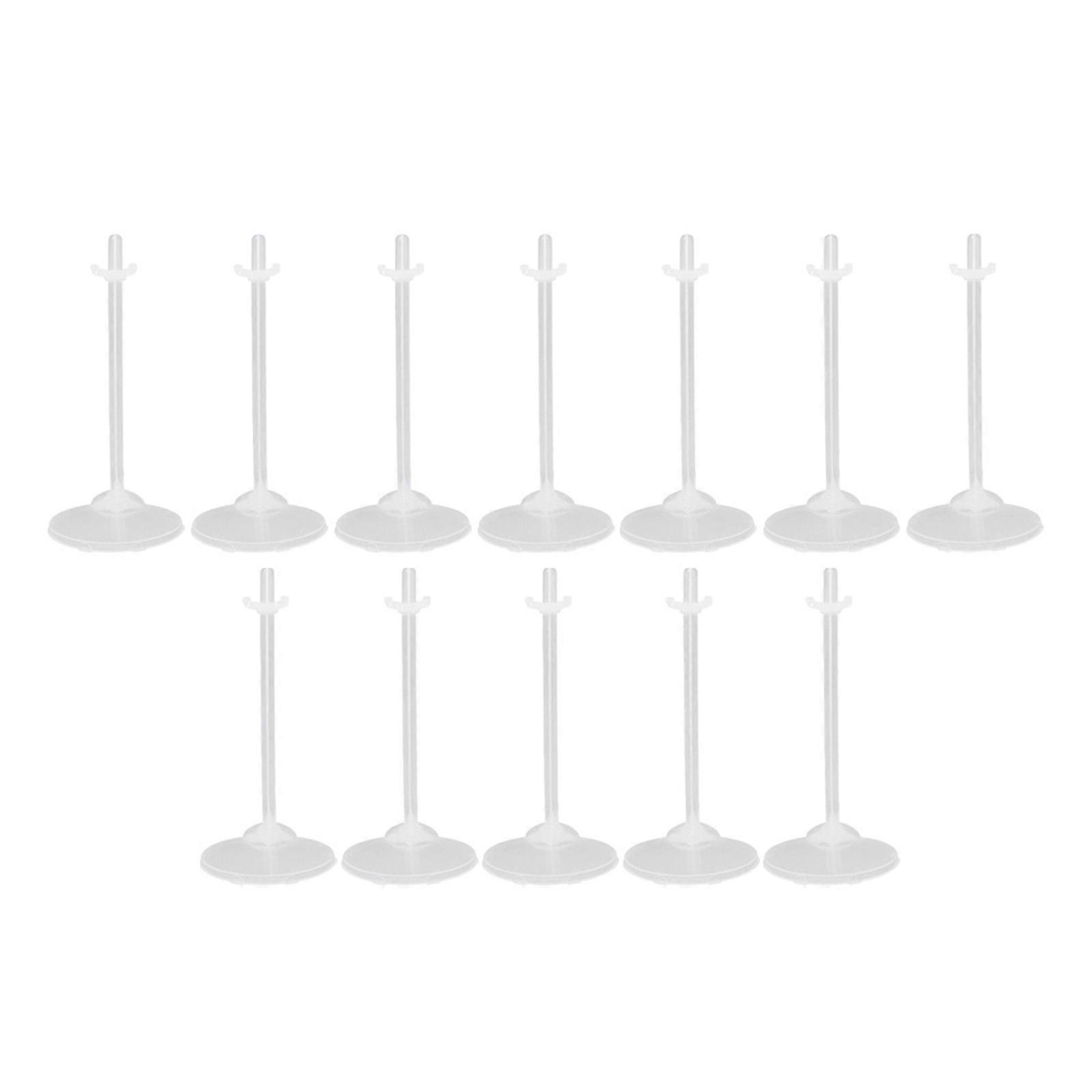 Doll Stand Transparent Display Rack for Storage 36Pcs Practical Plastic Bracket