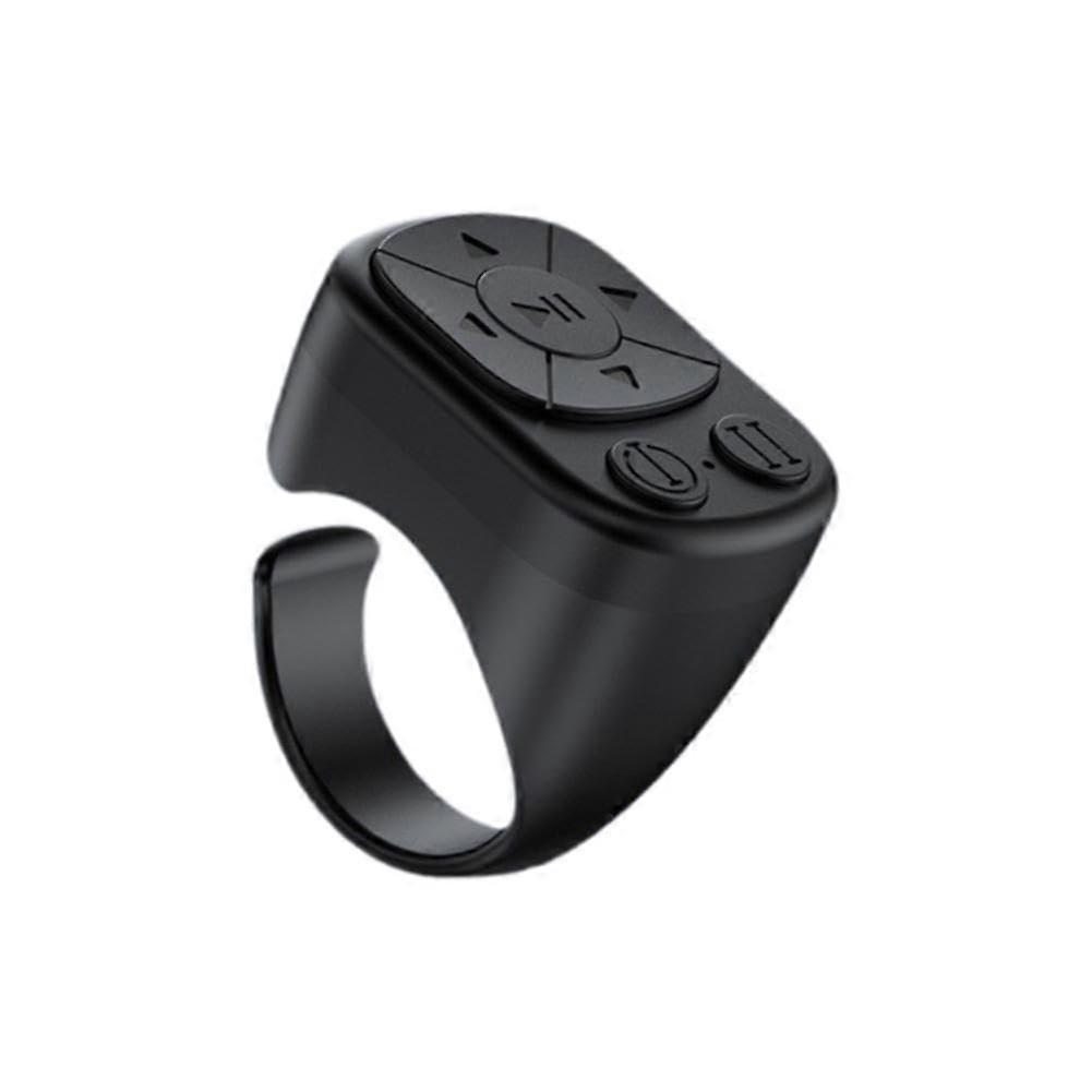 Bluetooth Remote Shutter for Smartphone and Tablet with Selfie, Video and Page Turning Functions