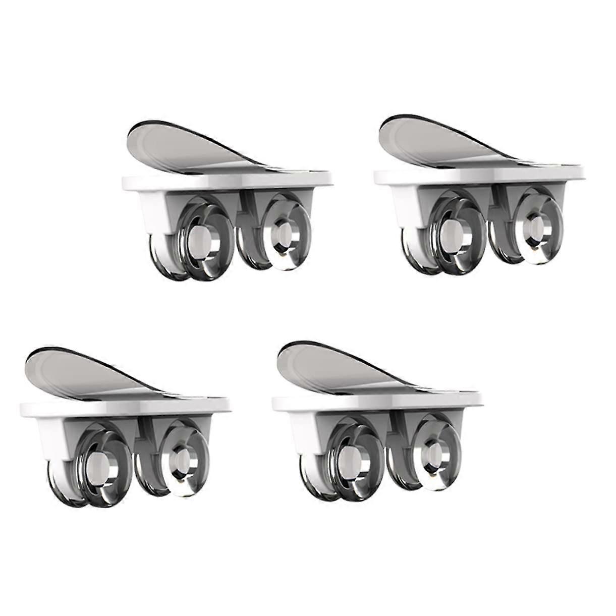 Self Adhesive Caster Wheels 4pcs for Storage Boxes 360° Rotation Smooth Easy Movement Tool