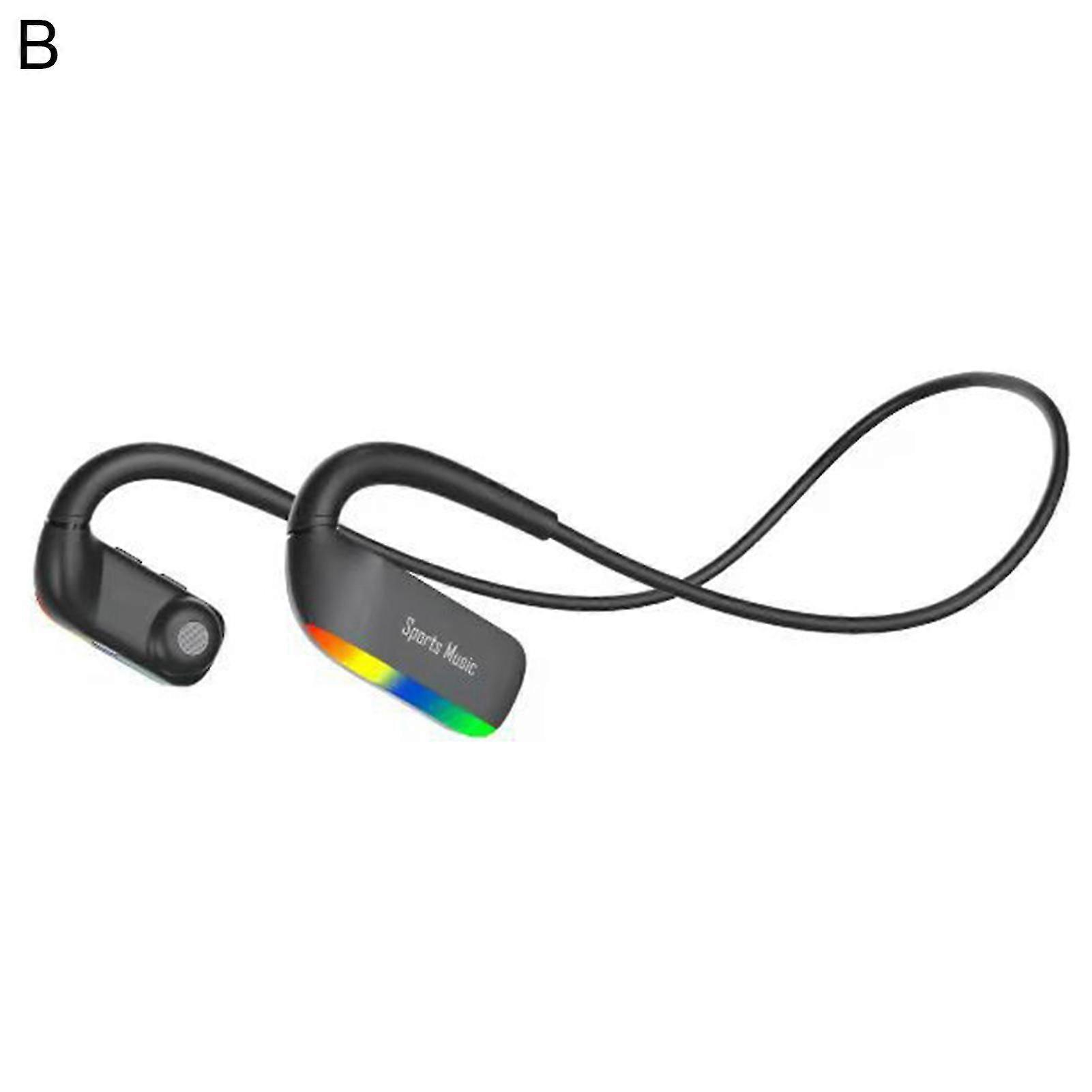 Bluetooth-compatible Earphone Ear Hook Bone Conduction Built-in Memory Sport Earbuds Wireless Earpiece For Running