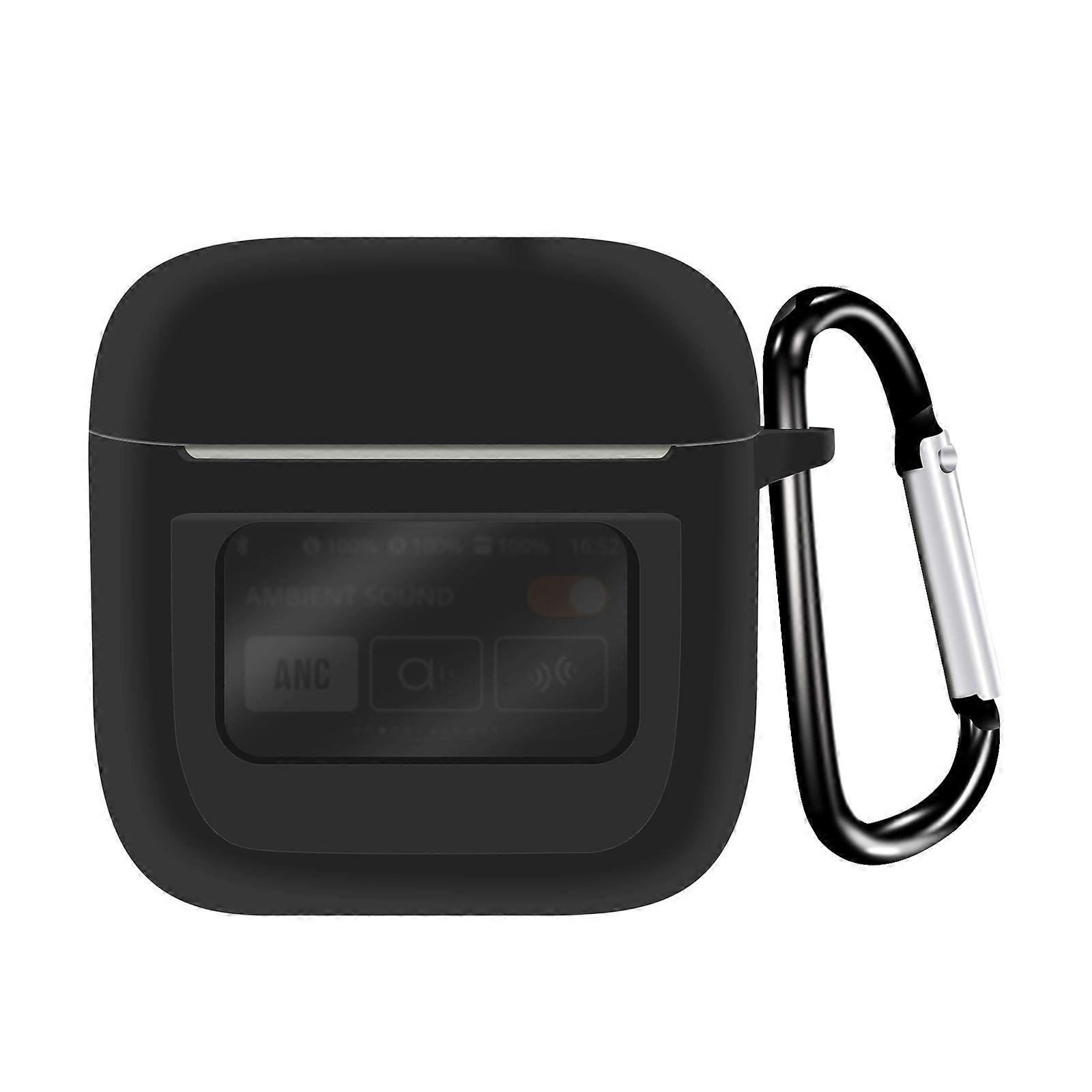 For JBL Tour Pro 3 Protective Case Bluetooth-Compatible Earphone Silicone Cover with Hook