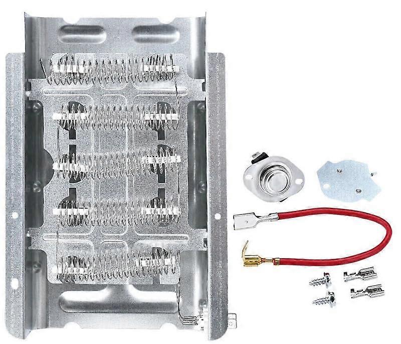 Dryer Heating Element and Thermal Fuse Kit for KitchenAid KEYE670BWH3 Quick Heating
