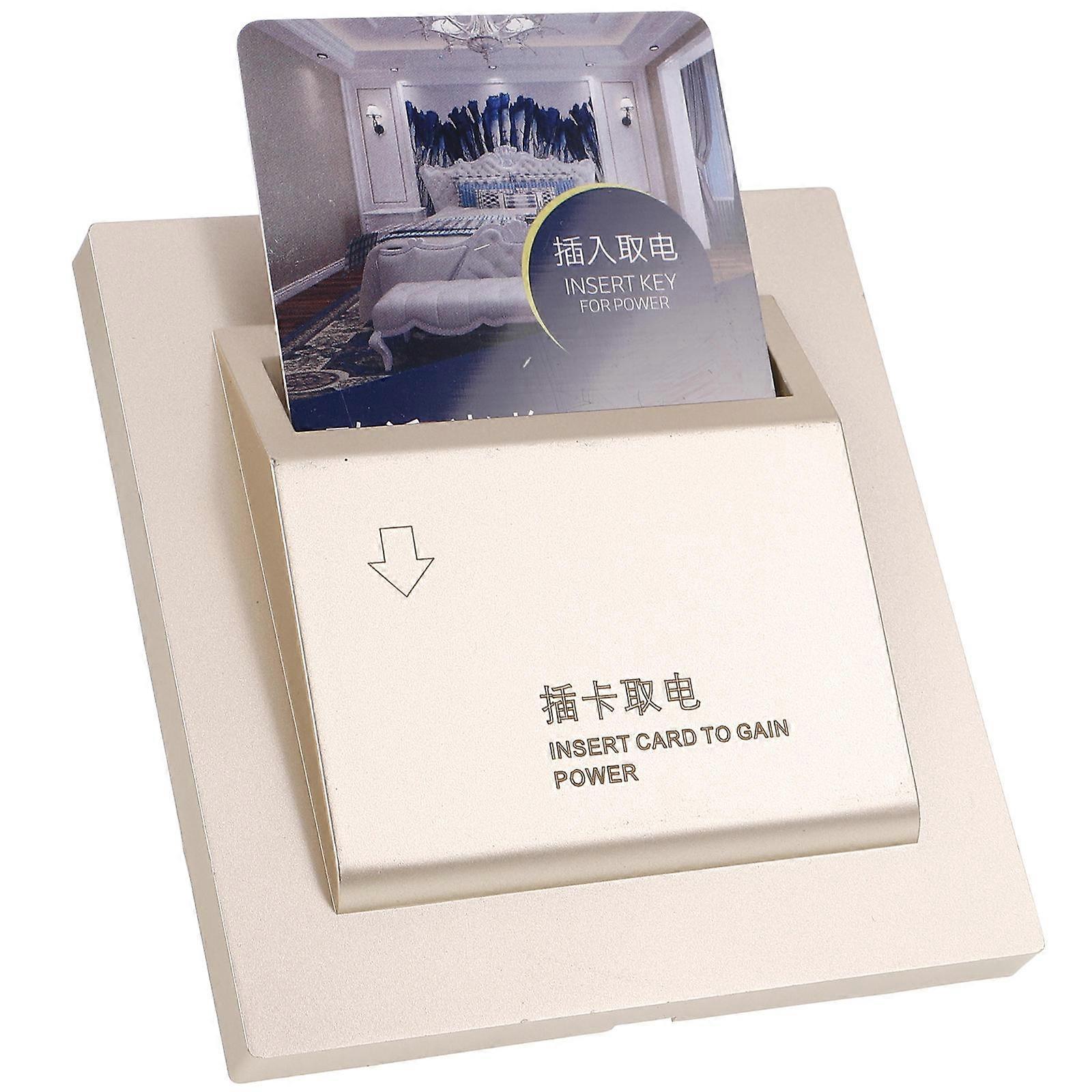 Golden Hotel Energy Saving Panel for Electricity Recognition 5Pcs