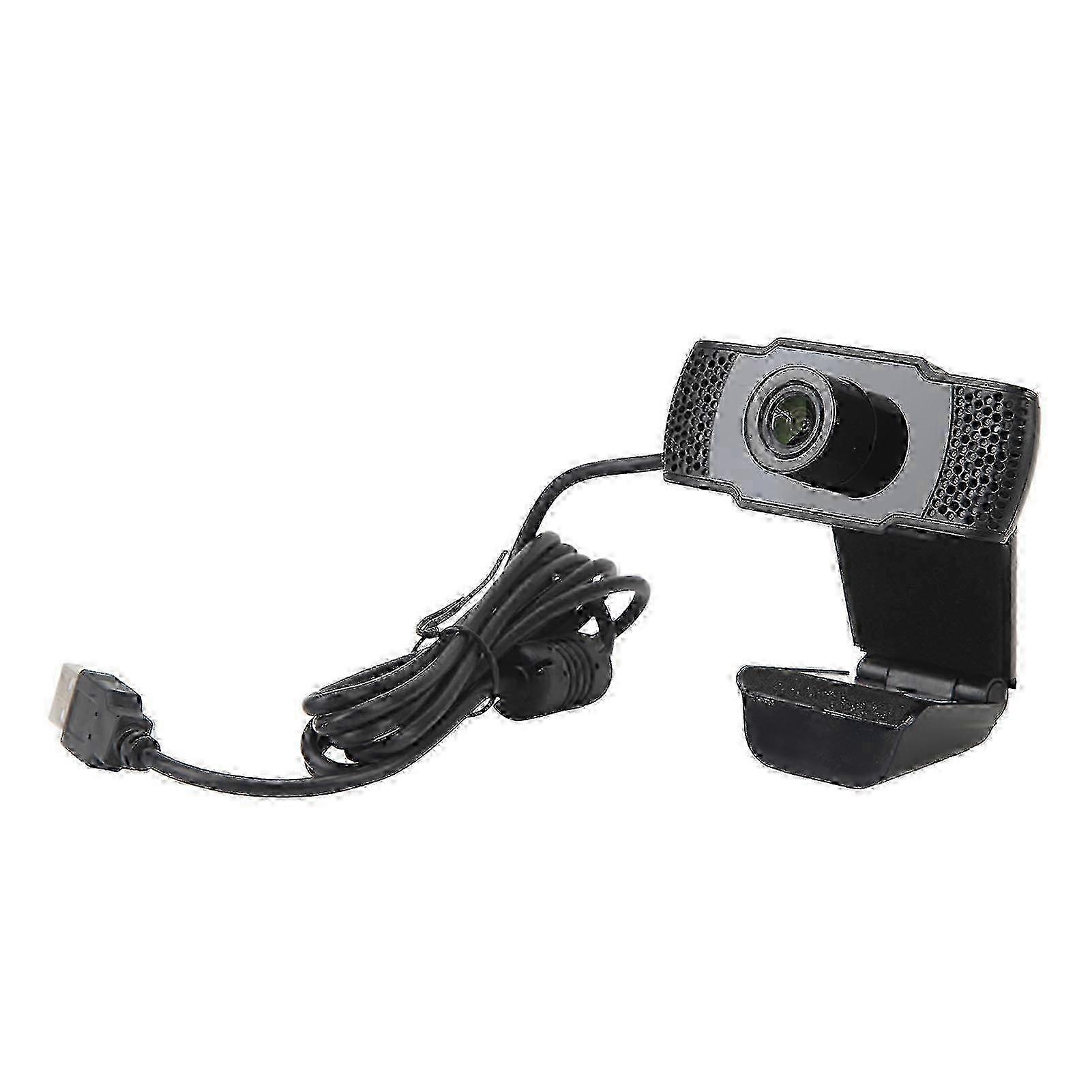 25-26 USB Computer Camera 4K HD Plug and Play Variable Focus PC Webcam with Mic for Windows for Android for OS X YEMMA