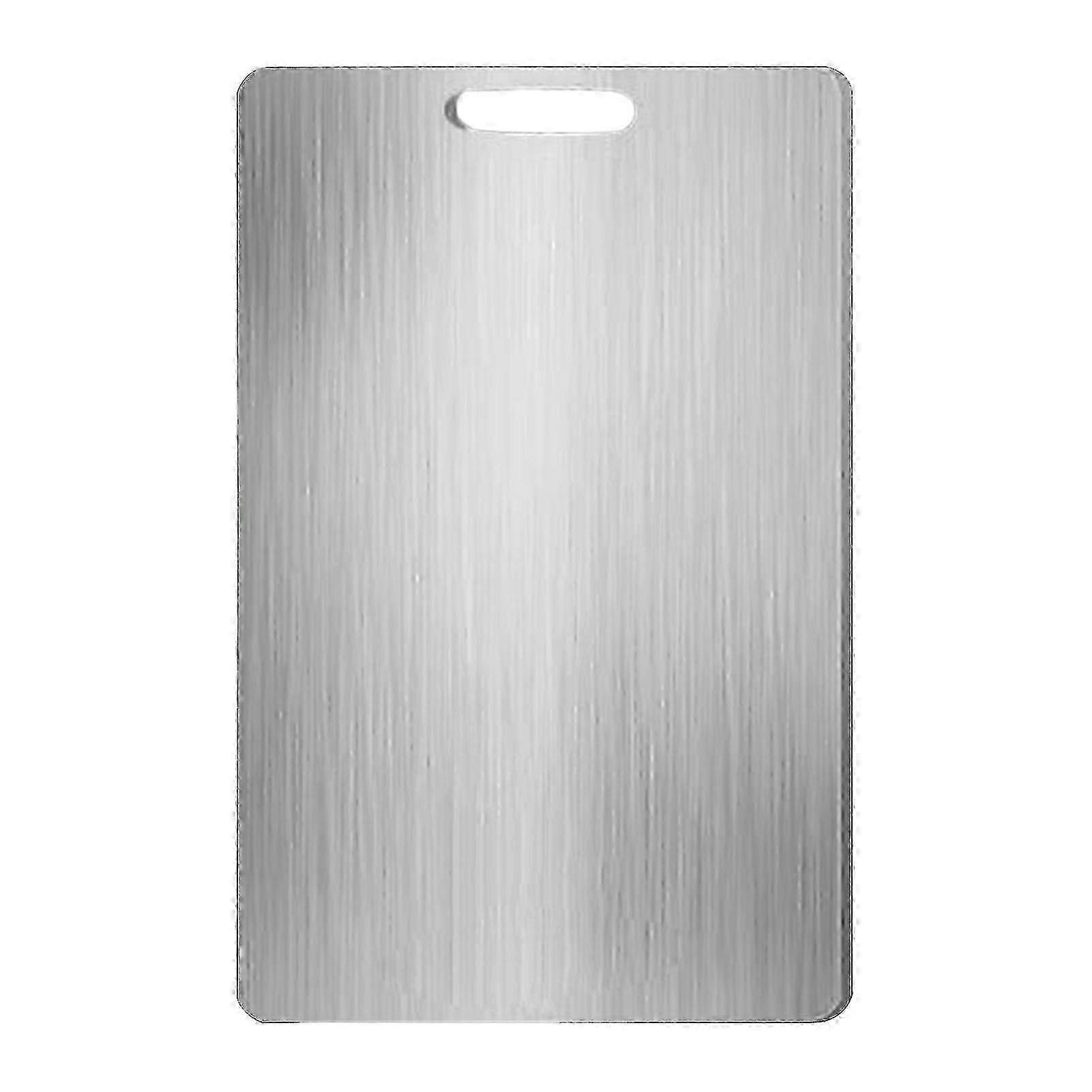 Titanium Cutting Board DoubleSided Stainless Steel Kitchen Chopping Board Durable Easy Clean