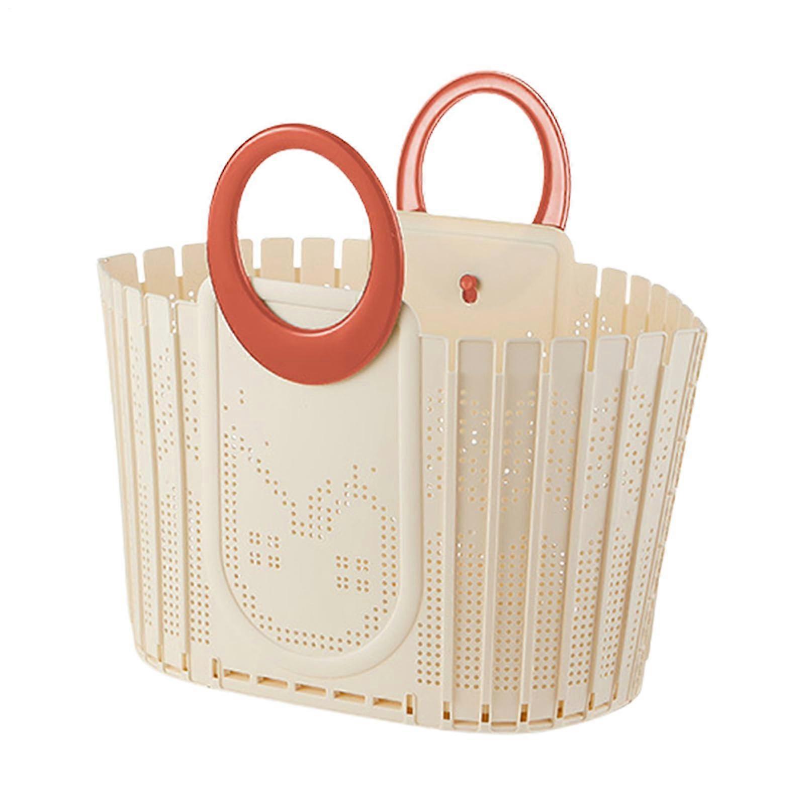 Foldable Laundry Basket with Handles, Breathable Odor Control Hamper for Bathroom, RV, Small Spaces