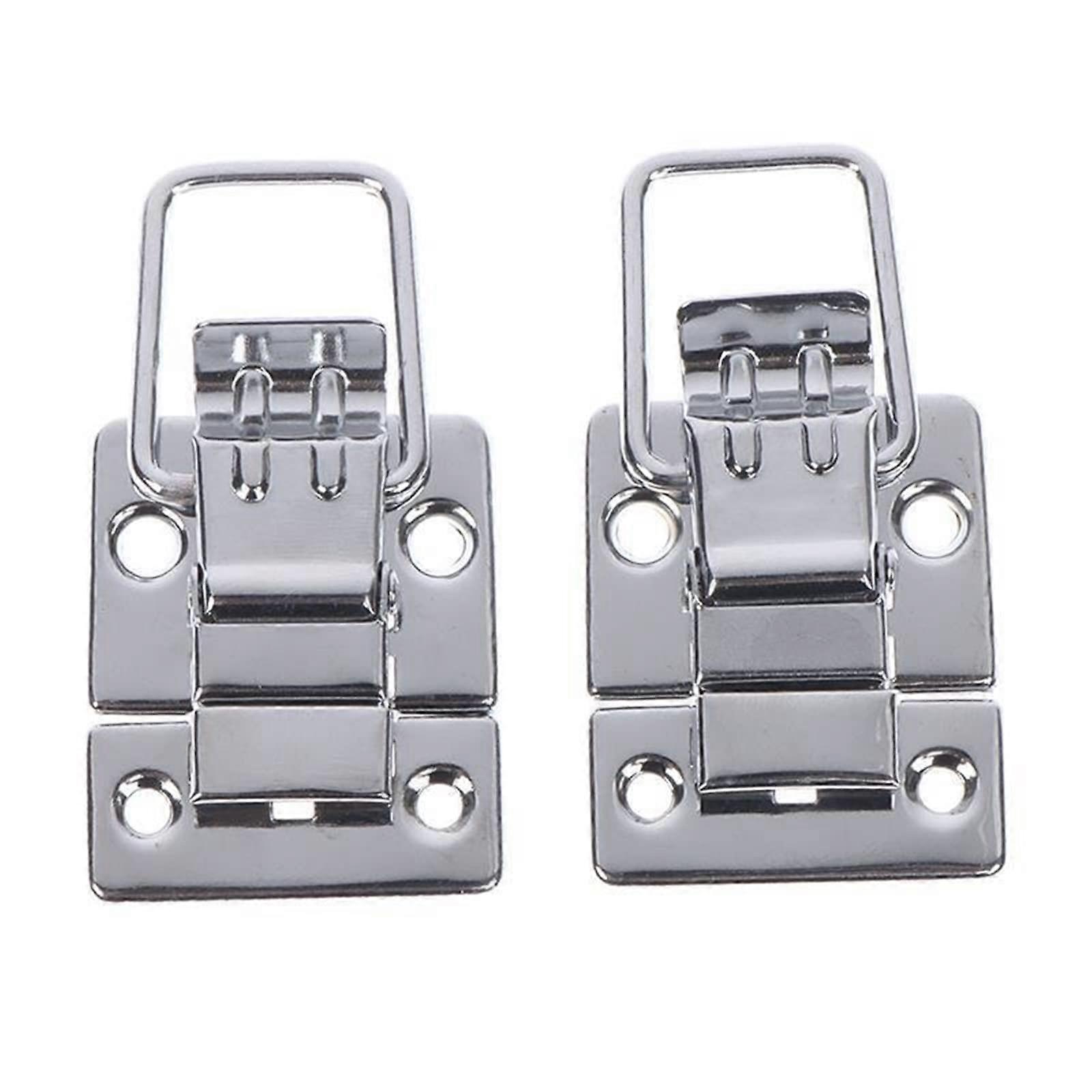 Stainless Steel Toggle Latch with Sliding Bolt Lock, Rust Resistant for Boxes, Doors and Cabinets