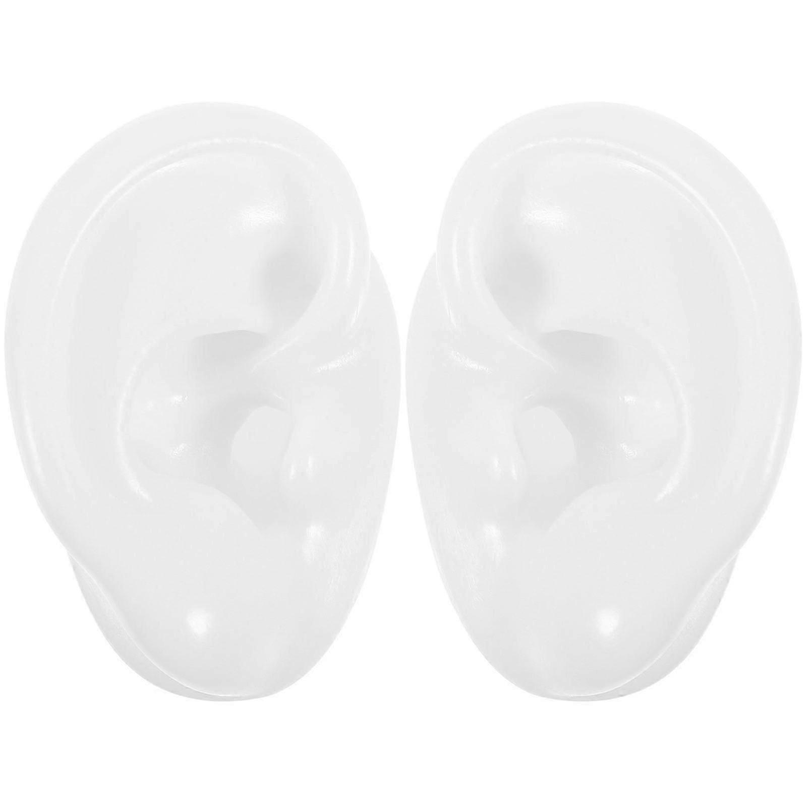 1 Pair Ear Shape Simulation Mold Creative Teaching Model for Ear Cleaning