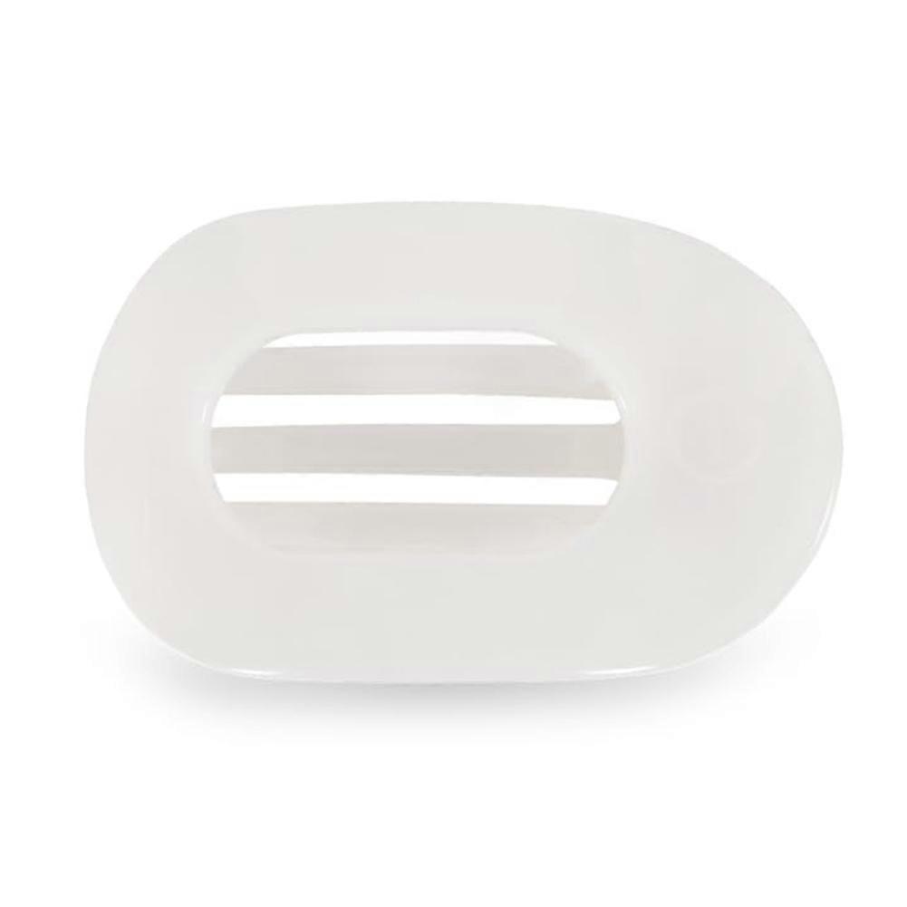 Small Flat Round Clip - Strong Grip, Bendable Teeth, Comfortable Curved Design - for Lying Down, Yoga, Driving & More C