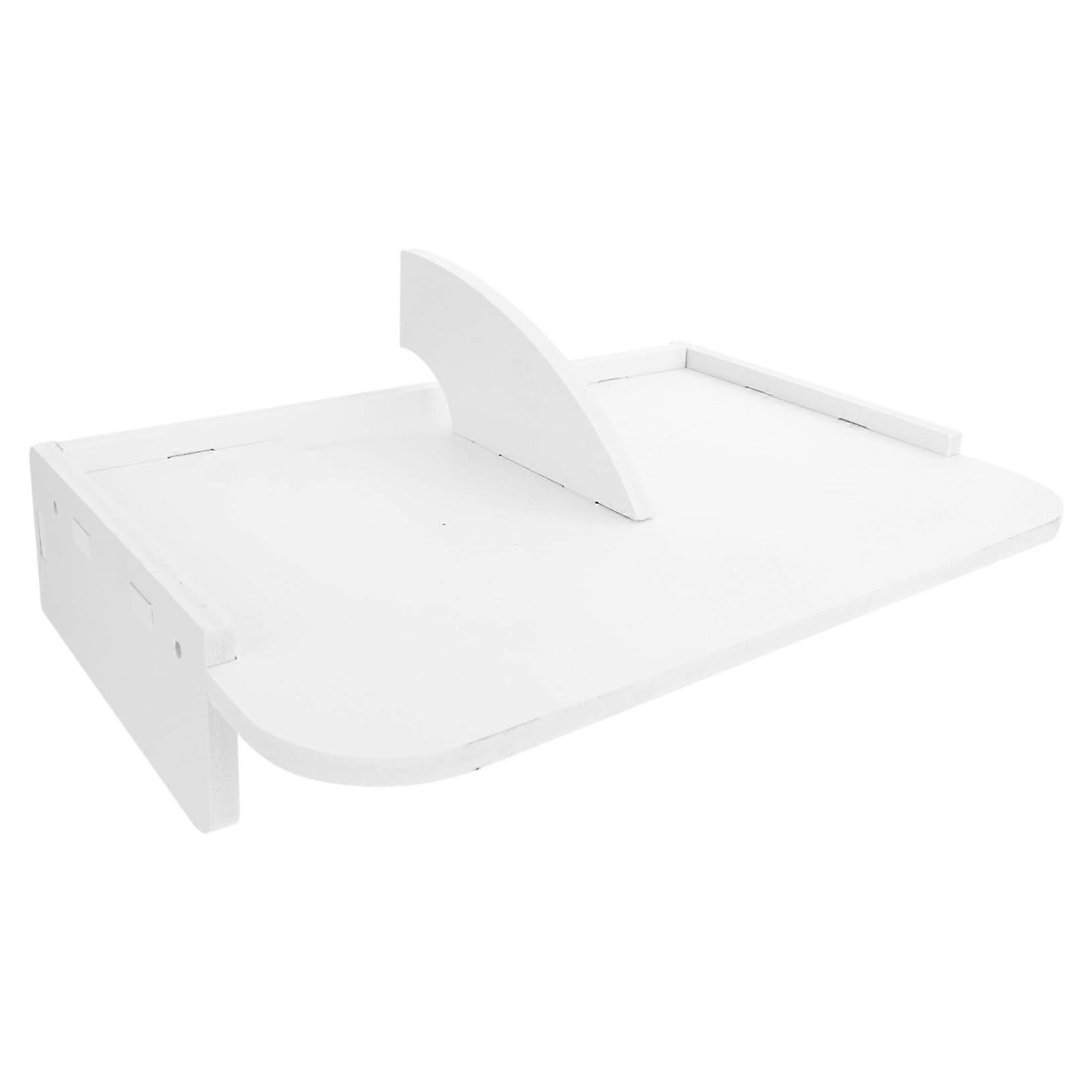Wall Mounted Projector Shelf with Stable PVC Design for Space Saving Camera Holder Installation