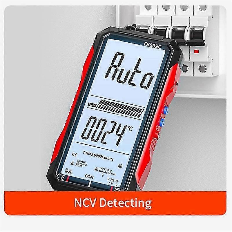 Digital Multimeter 6000 Counts True AC/DC Ammeter Voltmeter