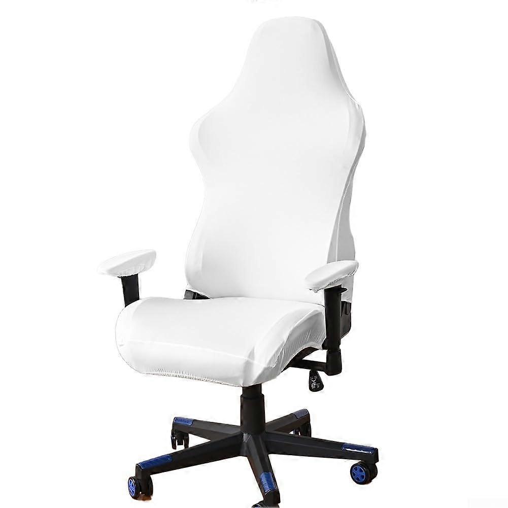 Gaming Chair Cover Dustproof Full Coverage Elastic Armrest Fit Milk Silk Computer Chair Protector