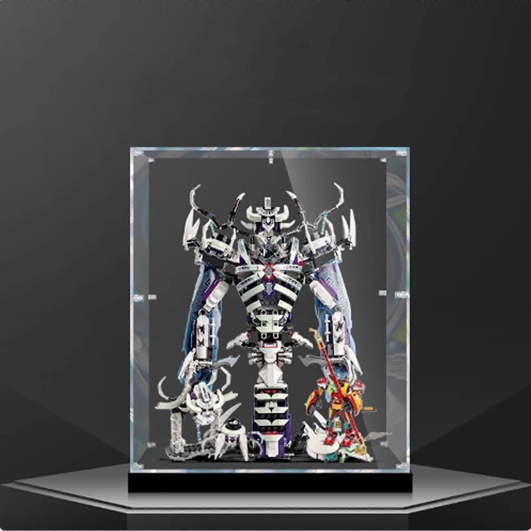 Display Case for  80028 Mecha Model, Clear Dustproof Acrylic Protective Storage Box