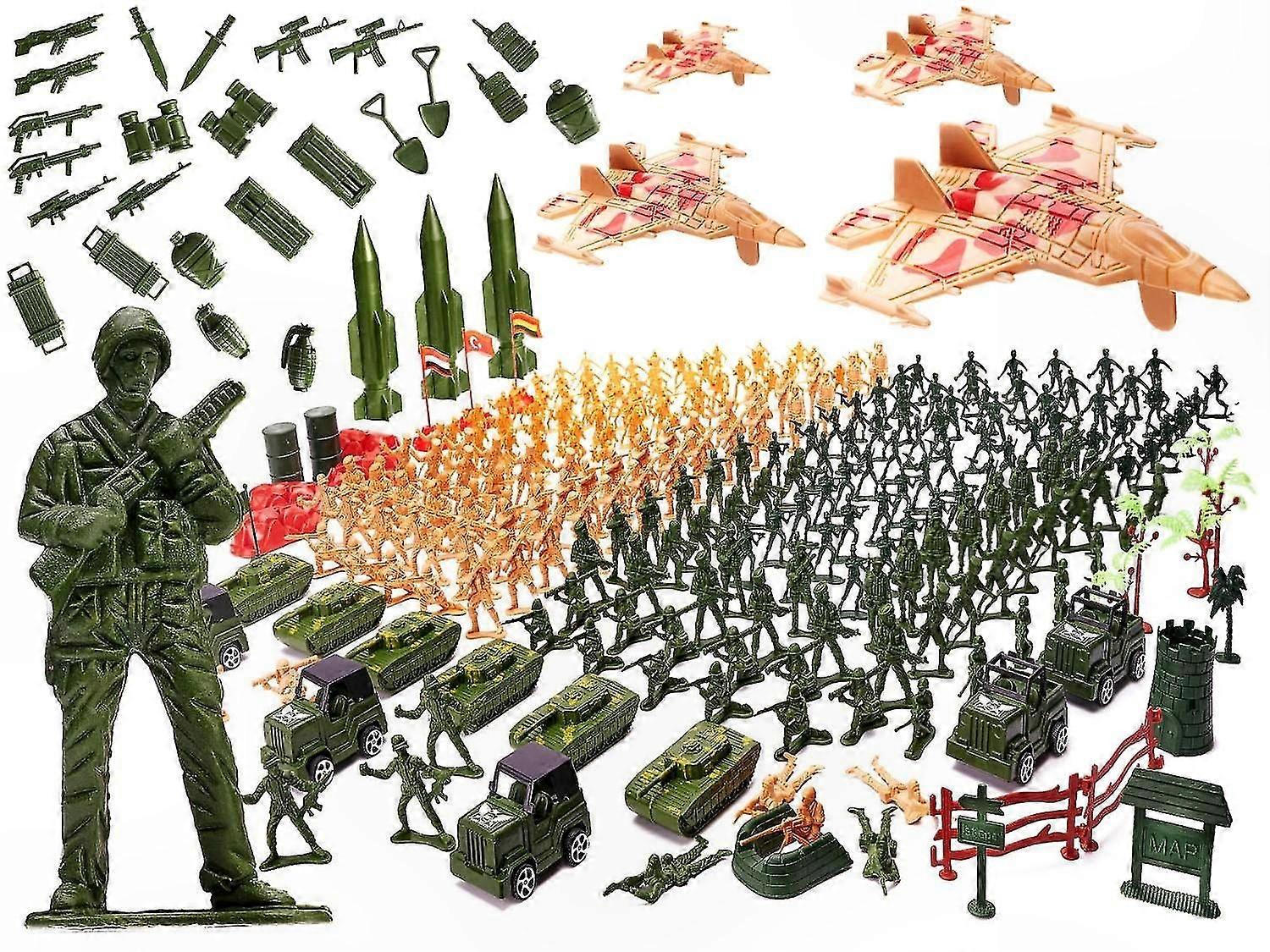 Military Base Figurines Set 307 Pieces