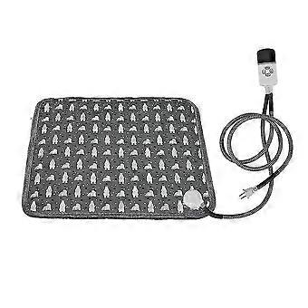 Almohadilla térmica eléctrica ajustable para perros, impermeable, con temporizador