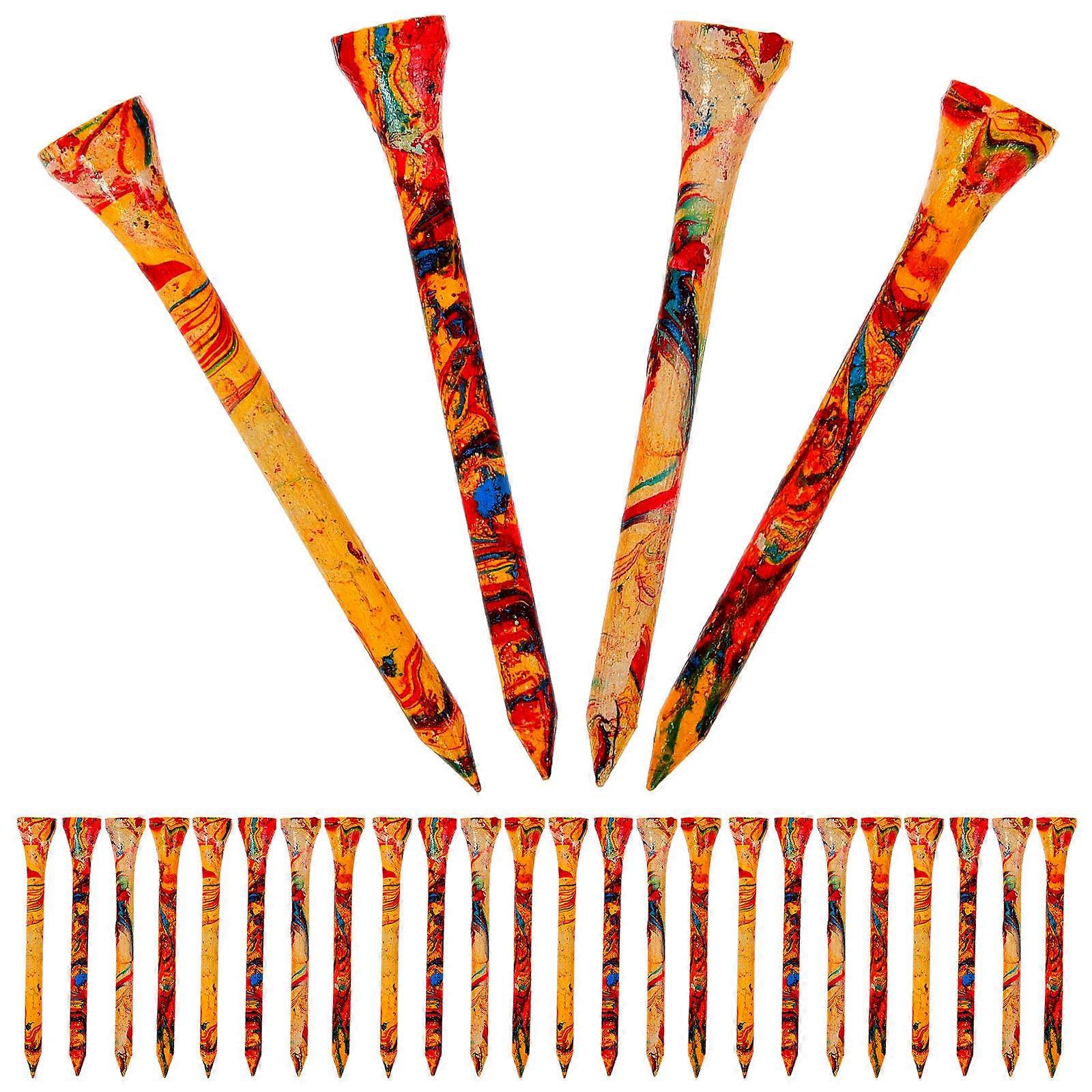 Professional Golf Tees Practice Tool Durable Multiple Use For Golf Enthusiasts On Golf Course 50Pcs