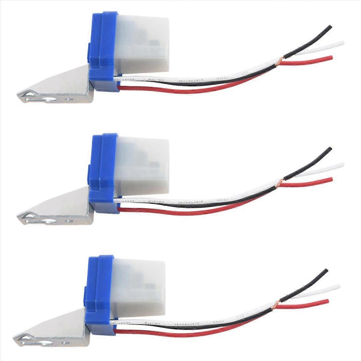 3X AC DC 12V 10A Automatic Lamp Switch Light Sensor Switch