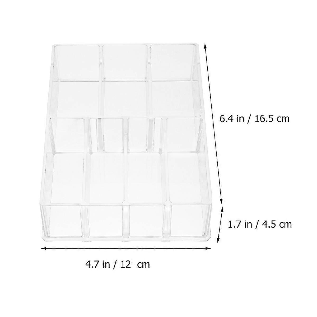 Transparent Acrylic Cosmetic Container for Cosmetic Storage Rack 1Pcs