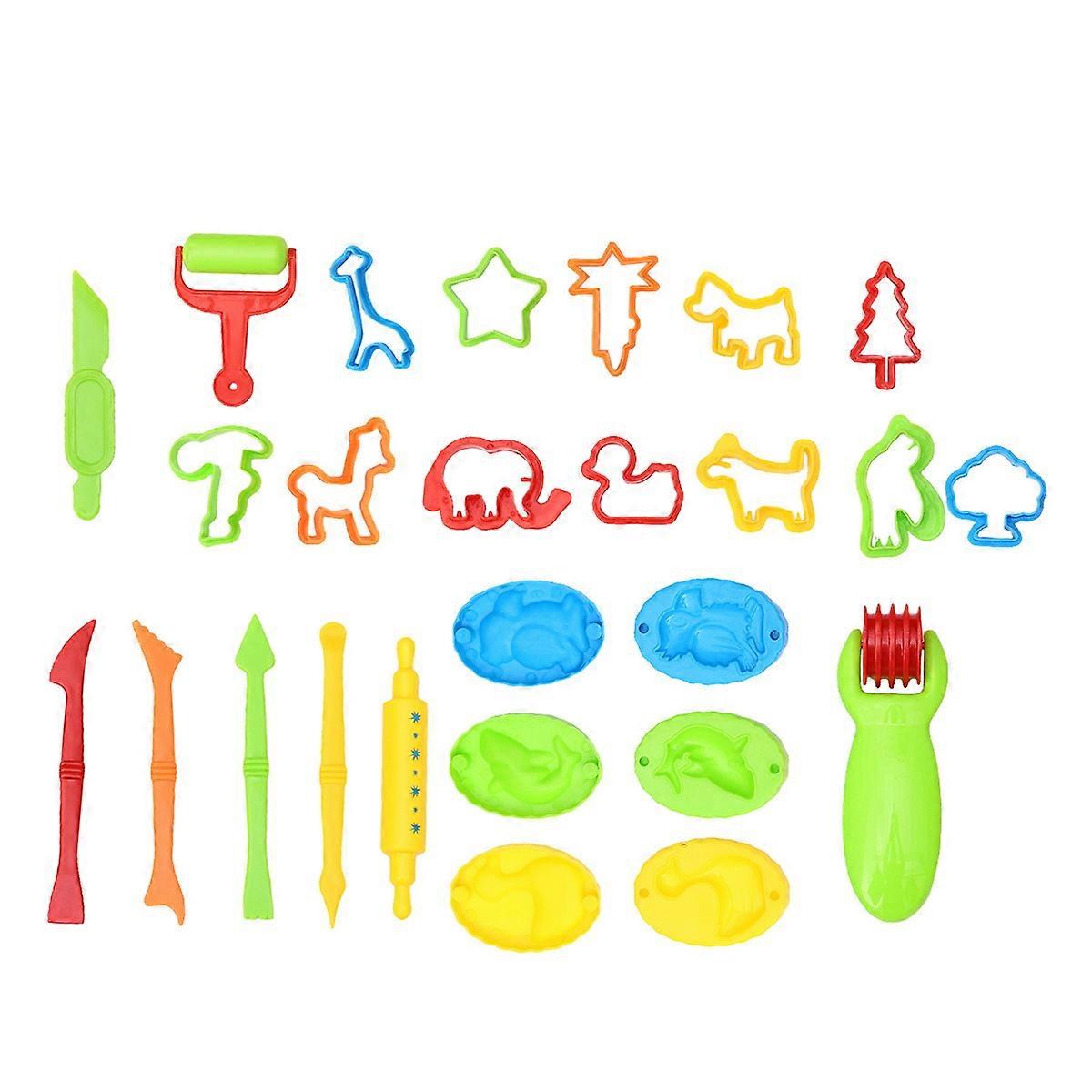 Colored Clay Tools Plasticine Mould Set for Kids 1Set