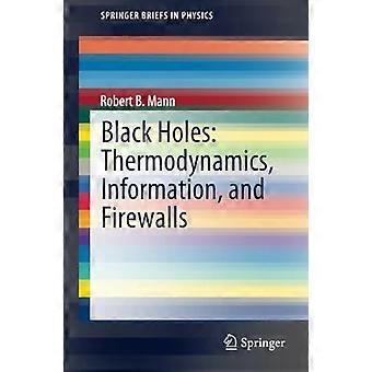 Svarte hull: Termodynamikk, informasjon og brannmurer (SpringerBriefs in Physics)