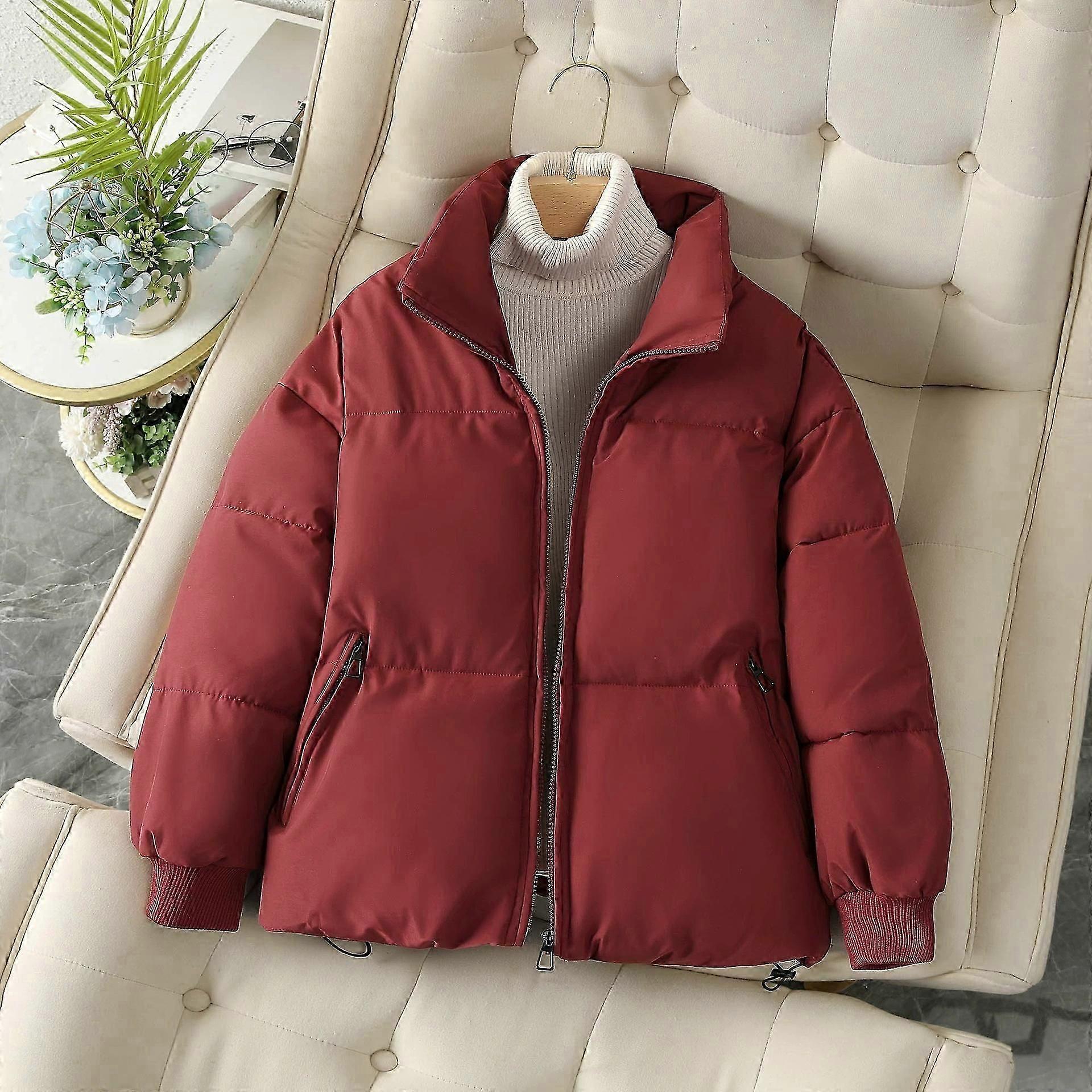 Explosion-Style Down Padded Jacket, Short Bread Jacket, Thickened Warm Padded Winter Coat