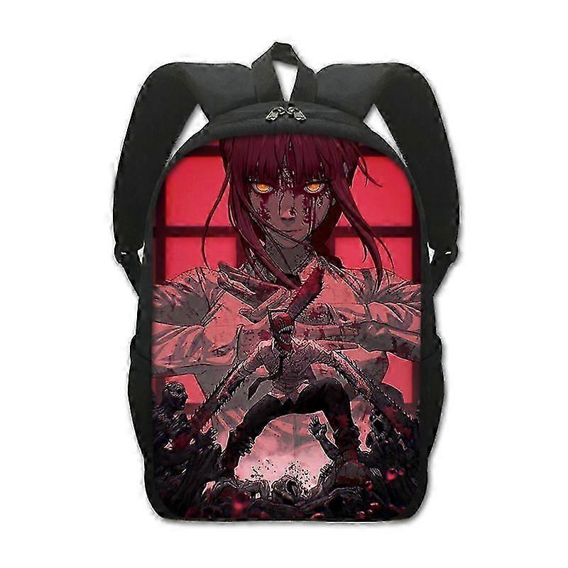 ok1447 chainsaw man cartoon backpack Chainsaw Man Creative polyester comfortable backpack around