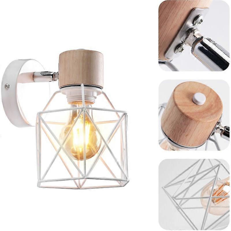 Adjustable Angle Wall Sconce Modern Geometric Bedroom Living Room