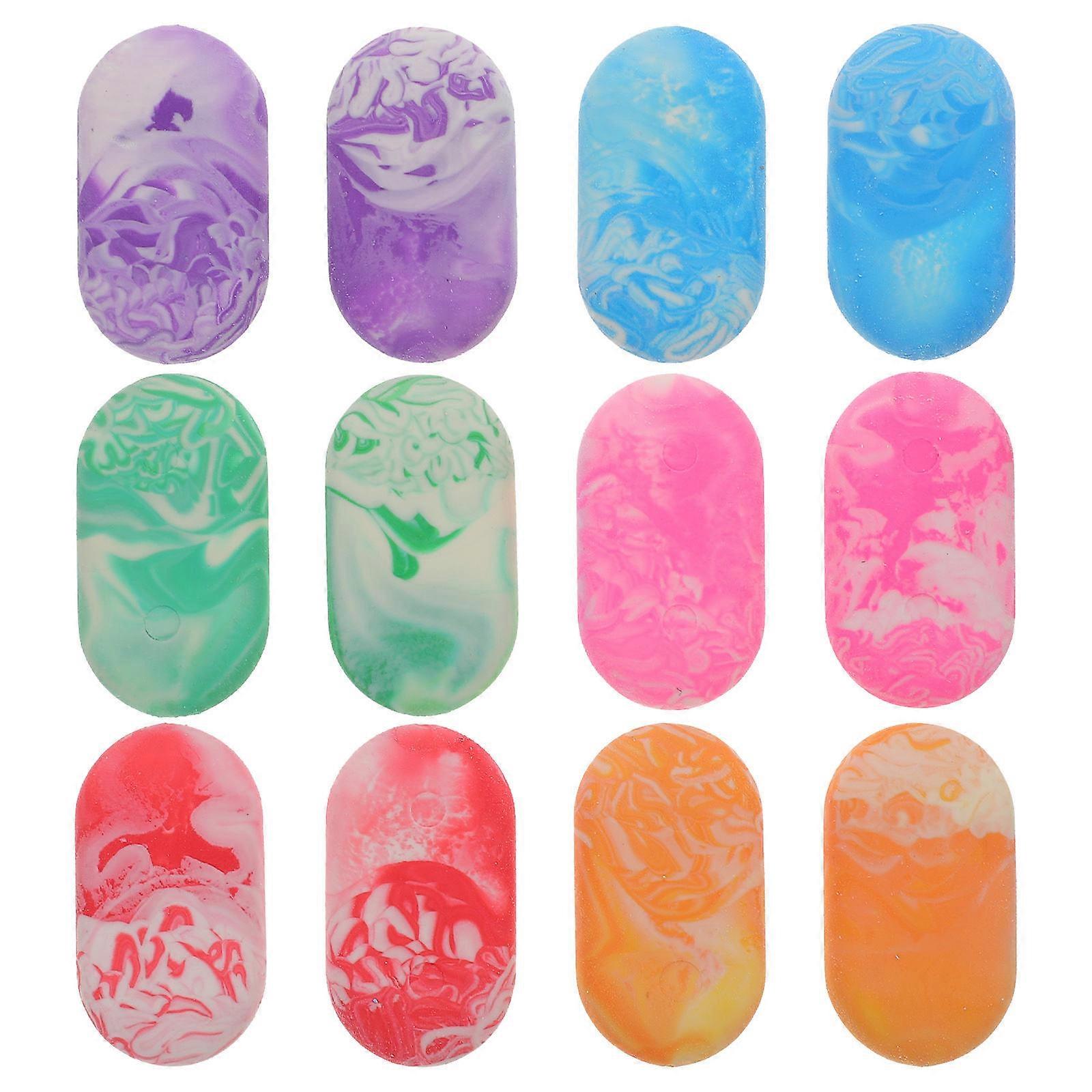 Multi-Function Marble Erasers for Drawing and Writing 12Pcs Tpr Material