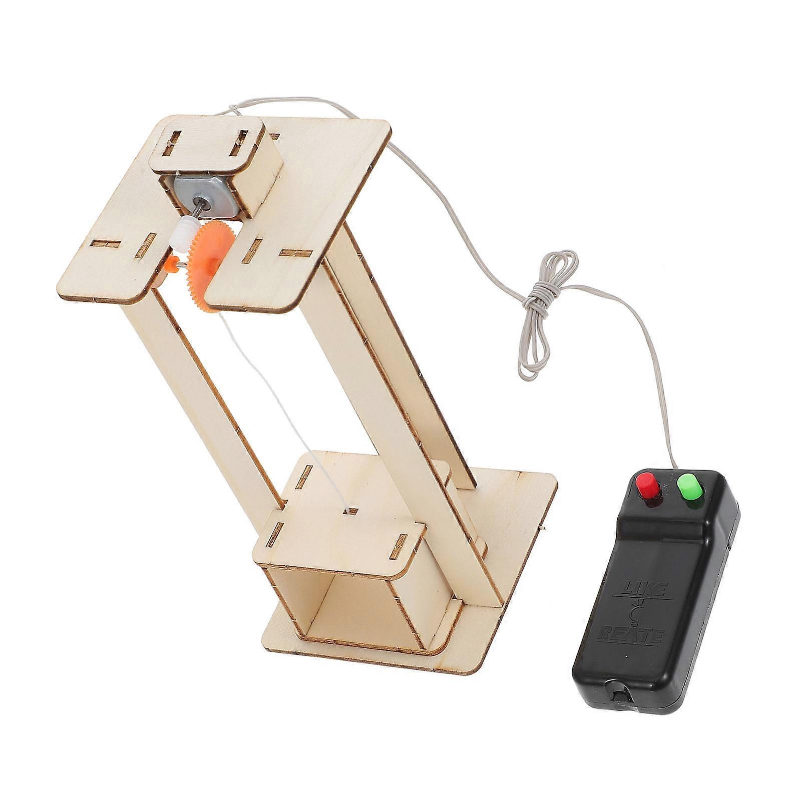 Technical Elevator Model Handwork Toy for Playing DIY Elevator Model Toy