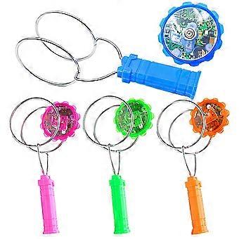 1 Conjunto Giroscópio Magnético Luminescente de Alta Velocidade Suave Magnético Spinning Entretenimento Inoxidável Fiery Centrífuga Giroscópio Crianças Presentes Jiyuge