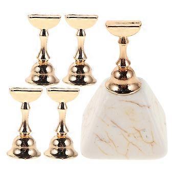 10 sztuk Magnetyczny stojak na paznokcie: naciśnij uchwyt na gwoździe do malowania stojak do majsterkowania praktyka malowania salon praktyka podstawa artystyczna wyświetlacz
