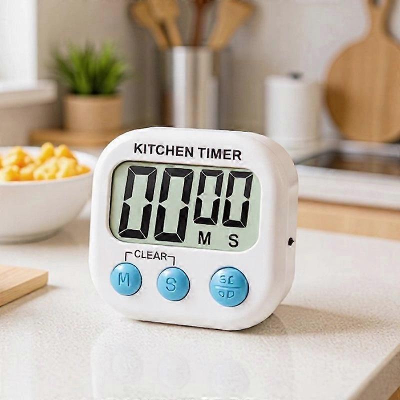 Large timer, large screen, student self-discipline, study time management, kitchen baking countdown reminder timer, Chinese characters, pink.