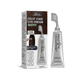80ml Black Fruit Dyeing Cream Natural Plant Hair Dye Cream Lack Hair Dye Pure Plant-based For Women And Men