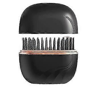 Wireless Portable Mini Hair Straightener Brush, Fast Heating, Anti-Scald, 3 Temperature Settings, Rechargeable Type C, with Protective Case
