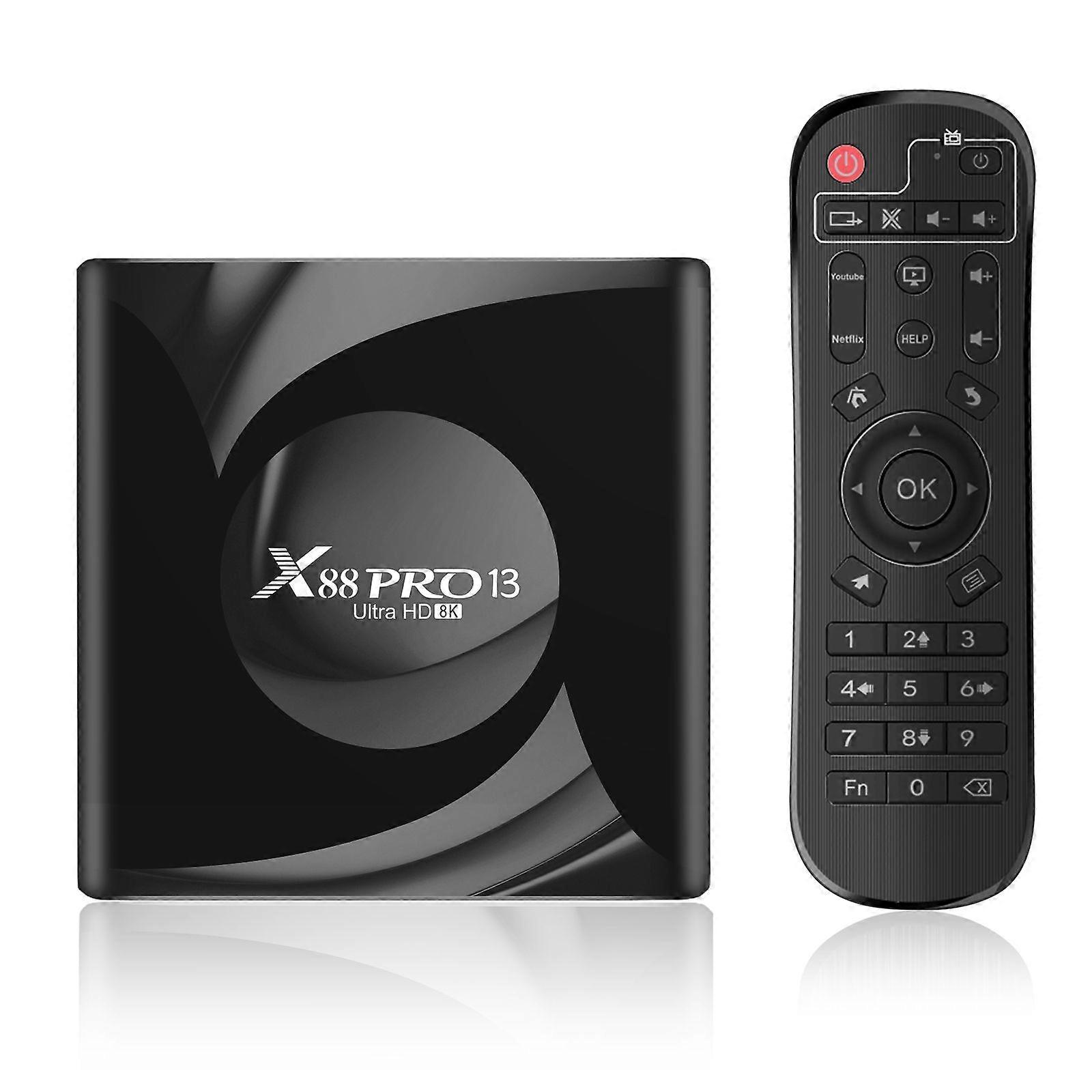 Android 13.0 Smart TV Box, 4GB+32GB EU Plug