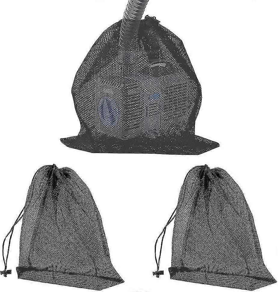 3 Pcs Pump Filter Mesh Bag Pond Pump Filter Bag