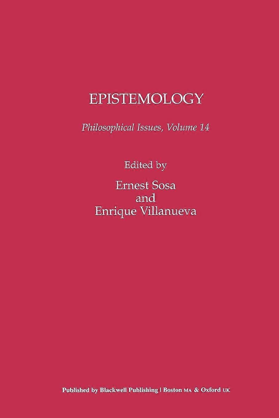 Philosophical issues, epistemology