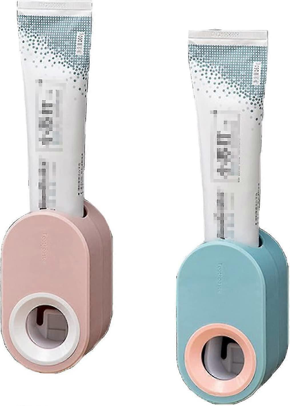2pcs Wall Mounted Automatic Toothpaste Dispenser, Automatic Toothpaste Squeezer, Multifunctional Wal