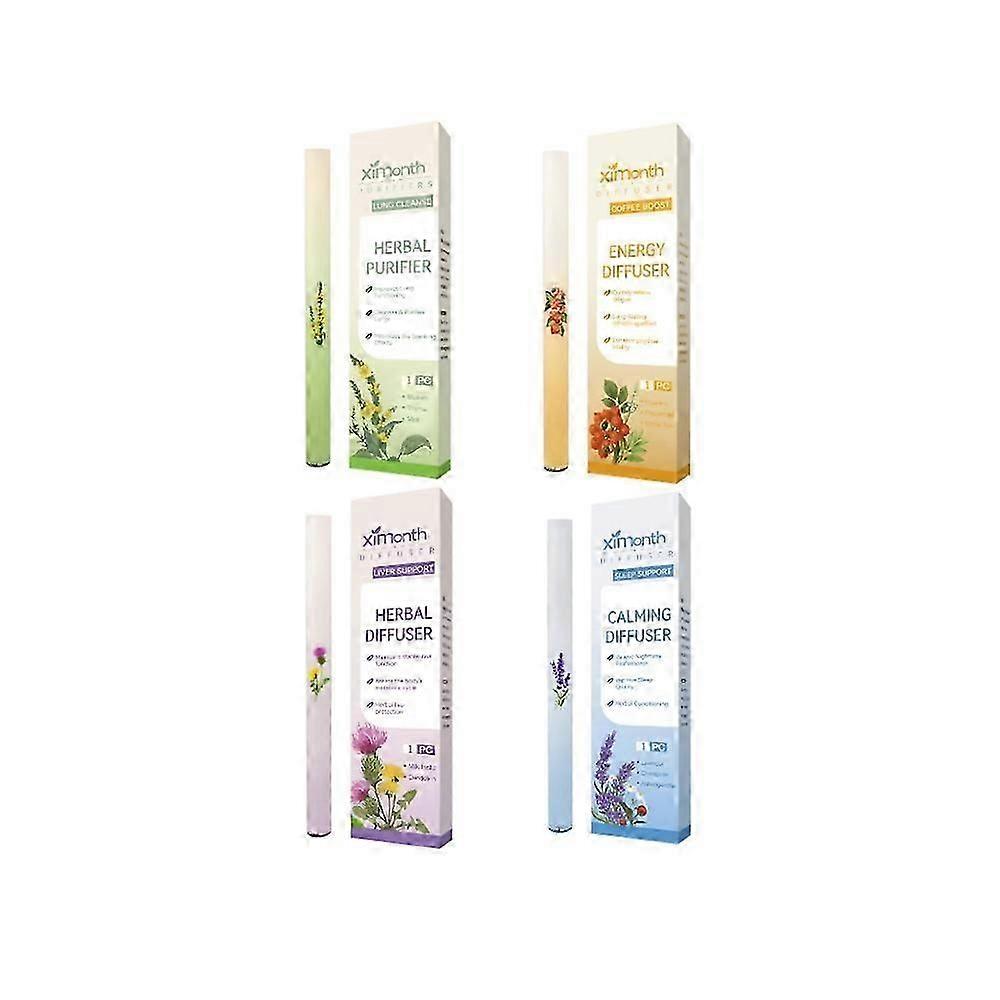 Naturlige luftfriskere Diffuser Mullein Timian Mynte Lunge Rensende Aromaterapi Diffuser