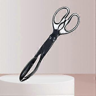 Kæledyrs rengøringsartikler, hundetoiletplukker, skovl af tangtype, katte- og hundeekskrementclips, lettere at rengøre1stk, sort)