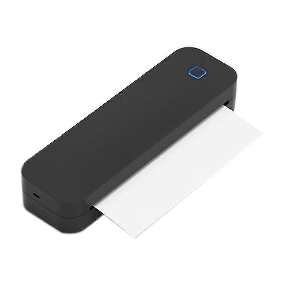 Portable Thermal Transfer Printer Wireless,Multi-Size,Eco-Friendly compatible with System, Os System,Phone,Tablet,Black