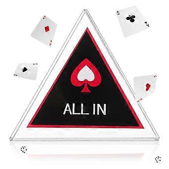 Poker Dealer Button Glass Game Chip 7cm Multi Color Smooth Surface for Poker Games Durable Lightweight Casino Party Accessory