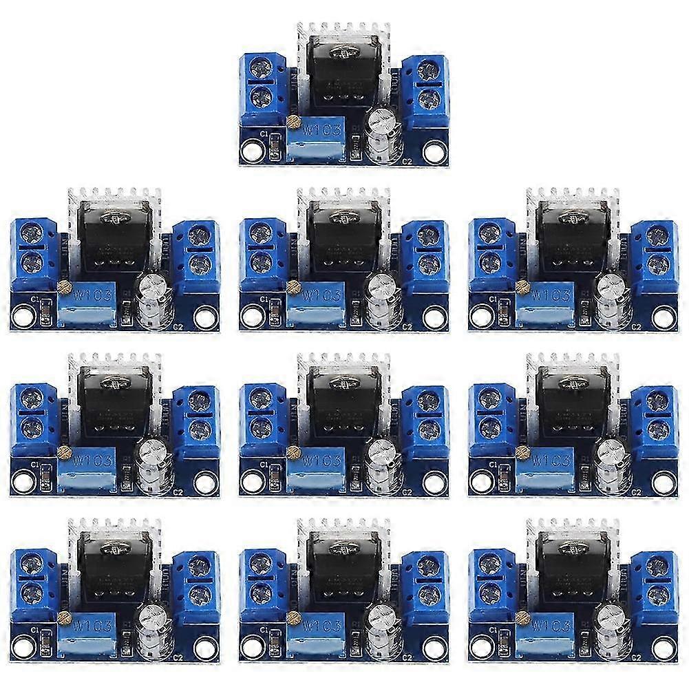 Voltage Regulator Module: DC Power Converter - Adjustable Linear Step-Down Board for Automotive or Workshop Electronics