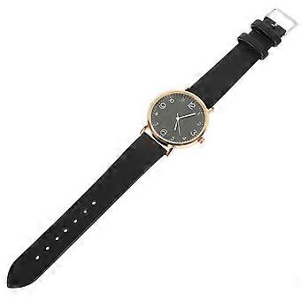 Black Alloy Ladies Quartz Wrist Watch for Women Decorative